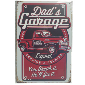 Novelty Signs: Art Tin - Dad Expert
