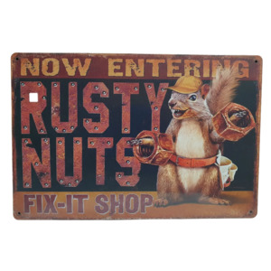 Art Tin - Rusty Nuts