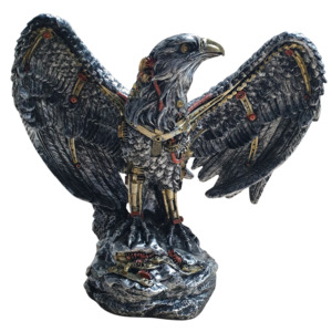 Steampunk: Eagle with wings out