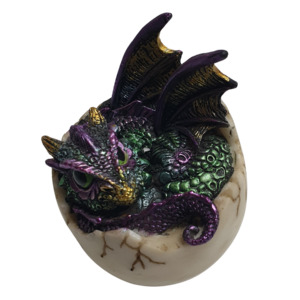 7cm Dragon in Egg Green
