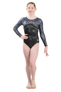Black Vines | Longs Sleeved Leotard