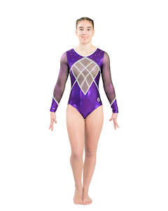 Purple Holo | Competition Leotard