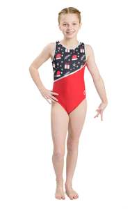 Christmas Santa Hats | Short Sleeved Leotard