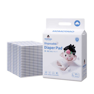 Changing Mat: Momotaro Disposable Nappy Changing Pad  L - Pack of 20