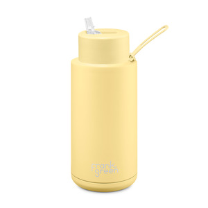 Frank Green Ceramic 1 Litre/34oz Reusable Bottle | Straw Lid