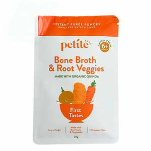 Petite Eats: Bone Broth & Root Veggies | Baby Puree Powder
