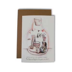 Mama And Me: Bottle Up All The Moments Card