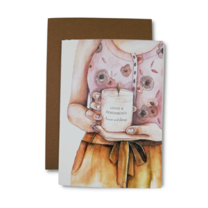 Mama And Me: Sympathy + Anniversary of Loss Card