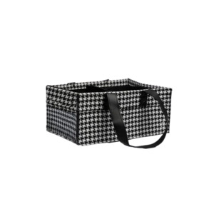 Mini Bunnie Caddie Nappy Organiser | Houndstooth Black