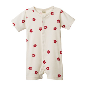 Clothing: Summer Sleepy Suit | Flora Red