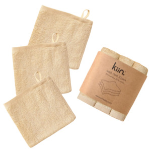 Kiin: Kiin Wash Cloth 3 Pack