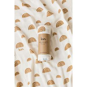Kiin Organic Swaddle - Rainbow Ivory + Umber