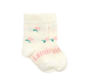 Lamington Merino Wool Crew Socks | Rosa