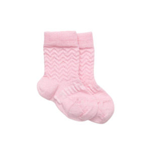 Lamington Merino Wool Crew Socks | Petal