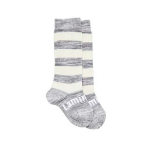 Lamington Merino Wool Knee High Socks | Pebble
