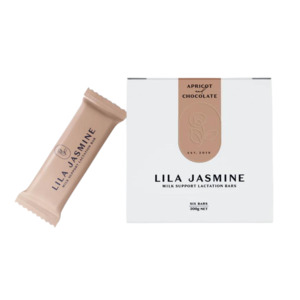 Lactation Support: Lila Jasmine Lactation Bars | Apricot & Dark Chocolate