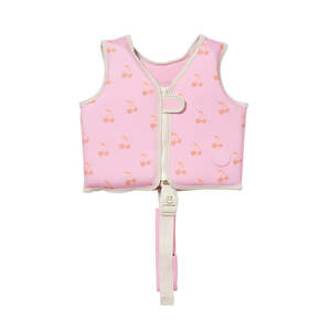 Kids Swim Vest | Cotton Candy Cherry