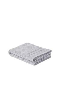 Swaddles: Geometric Merino Baby Blanket | Cygnet Grey