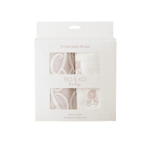 Te Patiki & Tiki Wrap | 2 Pack Mauve