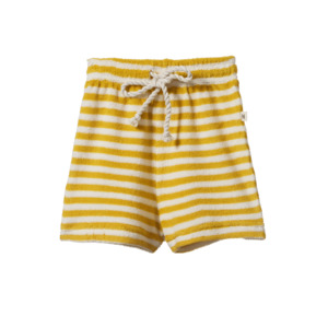 Aubrey Terry Shorts | Golden Sea Stripe
