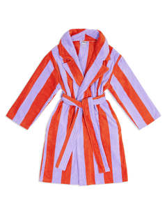 Hommey Robe | Grapefruit Stripe