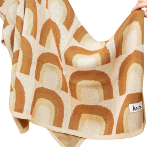 Sleep: Kiin Organic Cotton Rainbow Blanket