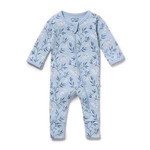 Sleep: Organic Ribbed Zipsuit | Bunny Whistle