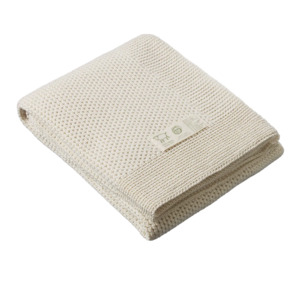 Merino Knit Blanket | Natural