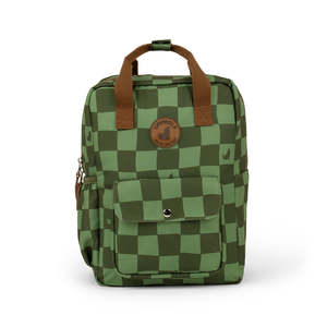 Mini Backpack | Green Check