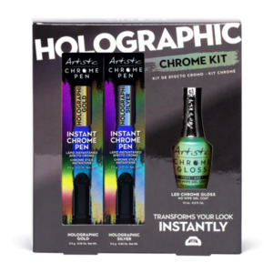 Products: Artistic Chrome 3pc Kit – Holographic Look