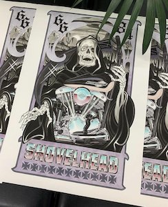 Shovel Reaper Print - Monarch Tattoo