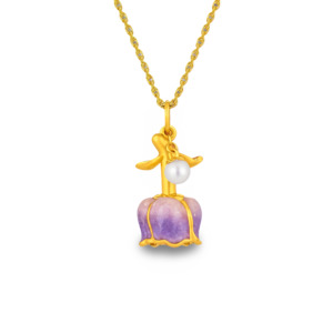 Products: Blooming Rose Necklace - mon cherie cherie