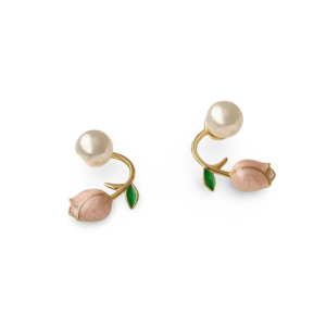 Products: Tulipe Pearl Earrings - mon cherie cherie
