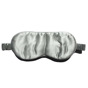 Silk Eye Mask - Light Grey