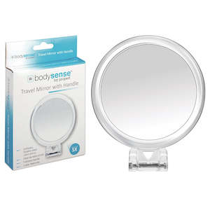 Home: BODYSENSE TRAVEL MIRROR WITH HANDLE - 5X (HANGSELL)