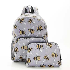 Eco Chic: MINI BACKPACK - GREY BEES