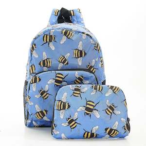 Eco Chic: MINI BACKPACK - BLUE BEES