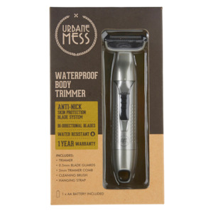 Urbane Mess: URBANE MESS - WATERPROOF BODY TRIMMER