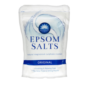 Wellness: ELYSIUM EPSOM SALTS ORIGINAL 450G