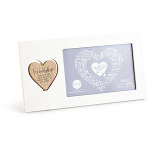 Gifts 1: FRIENDSHIP HEART PHOTO FRAME (LANDSCAPE)