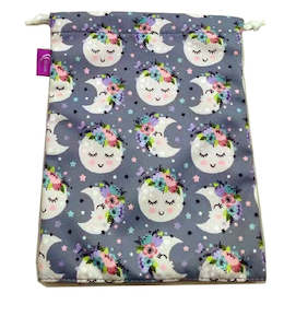 TOILET BAG KIDS - MOON - DRAWSTRING BAG