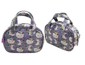 Kids: TOILET BAG KIDS - MOON - CLUTCH WITH HANDLES