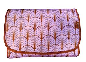 Toilet Bags: TOILET BAG WOMENS - FAN - HANGING ROLL UP