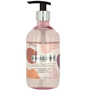 Vivan Gray: MODERN PASTEL POMEGRANATE & ROSE CREAM SOAP 500ML