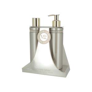 Gift Sets 1: VG-BROWN CRYSTAL GIFTSET: SHOWER GEL & BODY LOTION 2X250ML