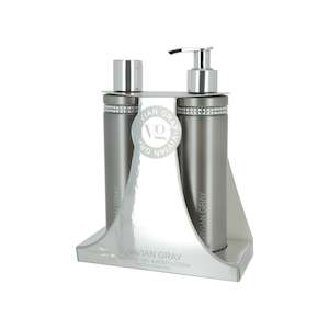 VG-PEWTER CRYSTAL GIFTSET: SHOWER GEL & BODY LOTION 2X250ML