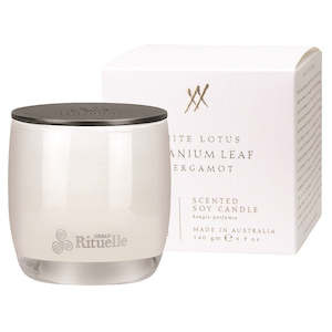 Candles: ALCHEMY WHITE - SOY WAX CANDLE 140GM 35H