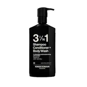 KINGS DOMAIN 3IN1 SHAMPOO, CONDITIONER & BODY WASH 375ML