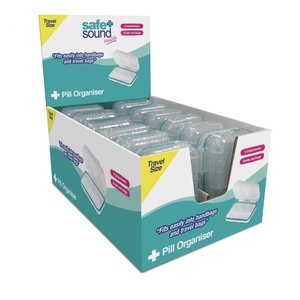 S&S TRAVEL SIZE PILL ORGANISER - CDU 12