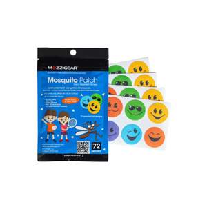 MOZZIGEAR MOSQUITO PATCH REPELLENT STICKERS 72'S